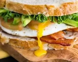 15 minute vegan blt sandwich