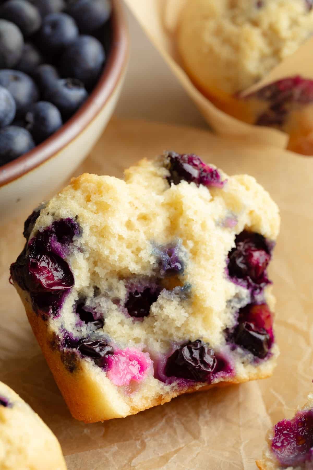Ultimate Classic Vegan Blueberry Muffins